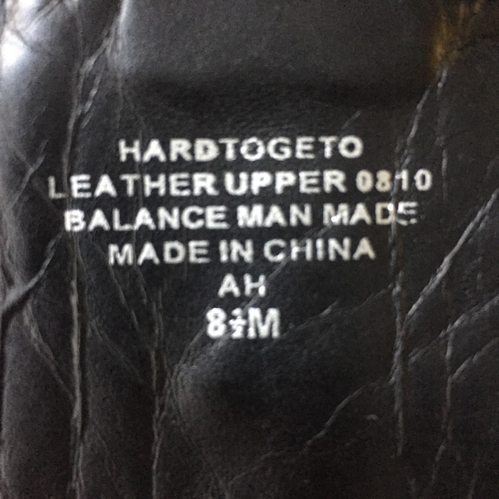 Nine West HARDTOGETTO black leather boots 8.5 - Picture 5 of 6